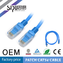 SIPU high quality 1 meter utp 24awg flexible cat5 crossover cables